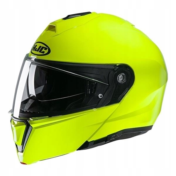 Moto prilba HJC i90 Gloss Fluo Yellow XL