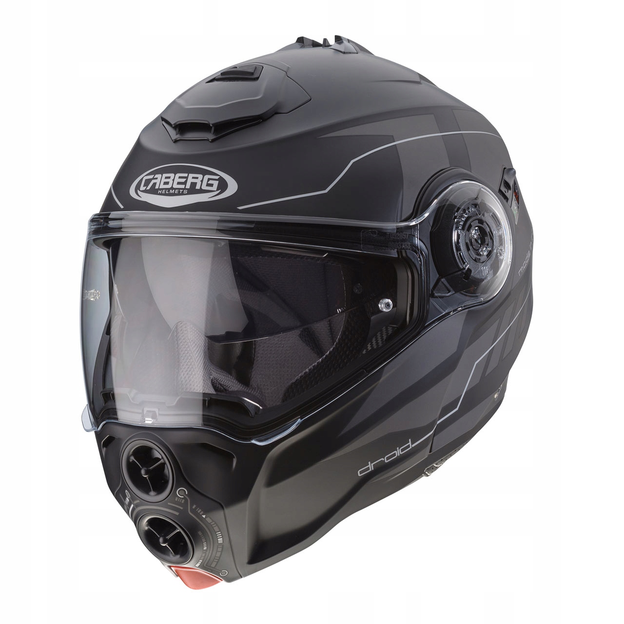 Čeľusťová prilba so štítom, pinlock Caberg Droid L