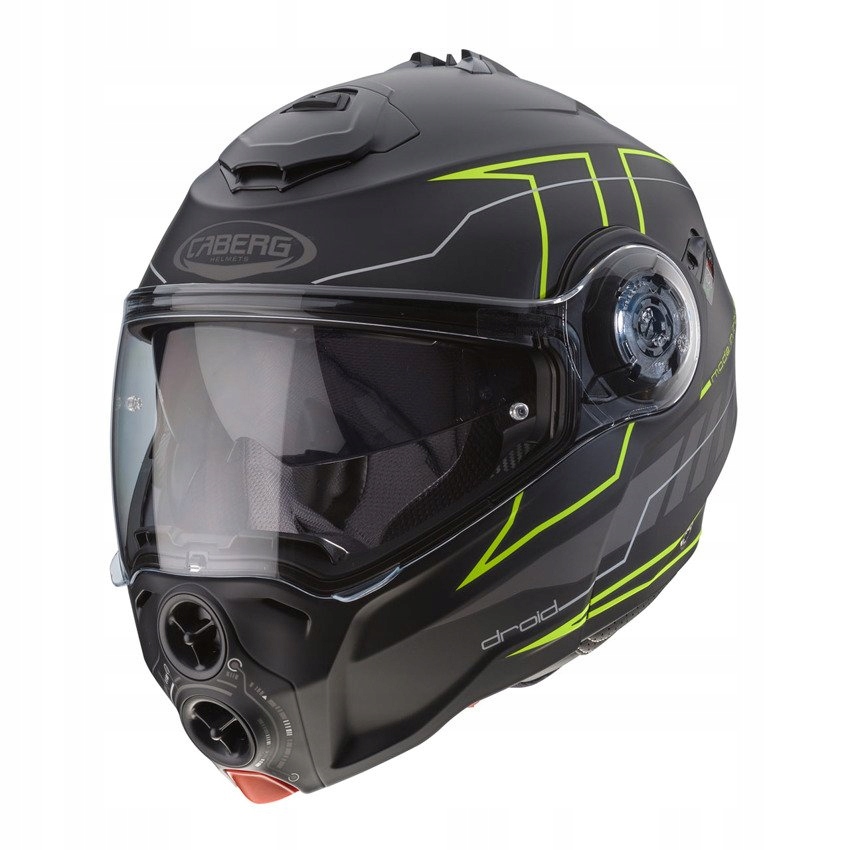 Čeľusťová prilba so štítom, pinlock Caberg Droid XL