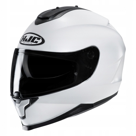 Uzavretá prilba HJC C-70 METAL White Gloss XL