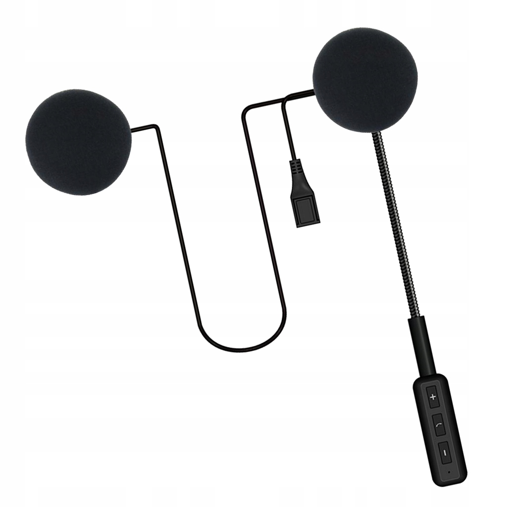 Prilba Bluetooth Headset čierna