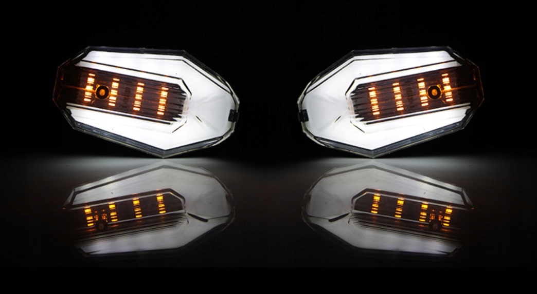 LED smerovky biele predné svetlo 2 kusy