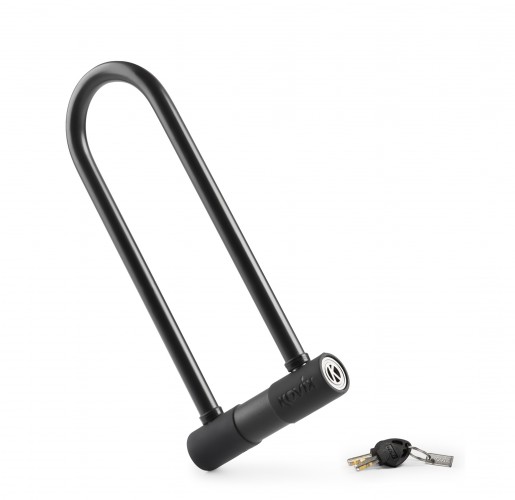 Visací zámok U-Lock s alarmom KOVIX KTL14-300 čierny !!!