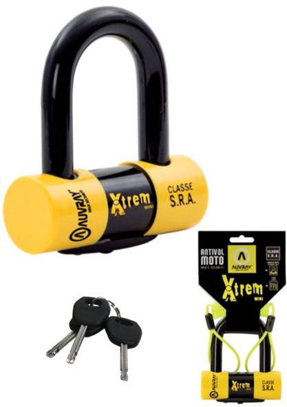 Visiaci zámok Xtrem Mini SRA + pripomienka AUVRAY