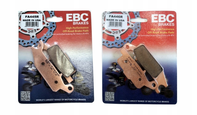 Zadná sada brzdových doštičiek EBC Yamaha Grizzly