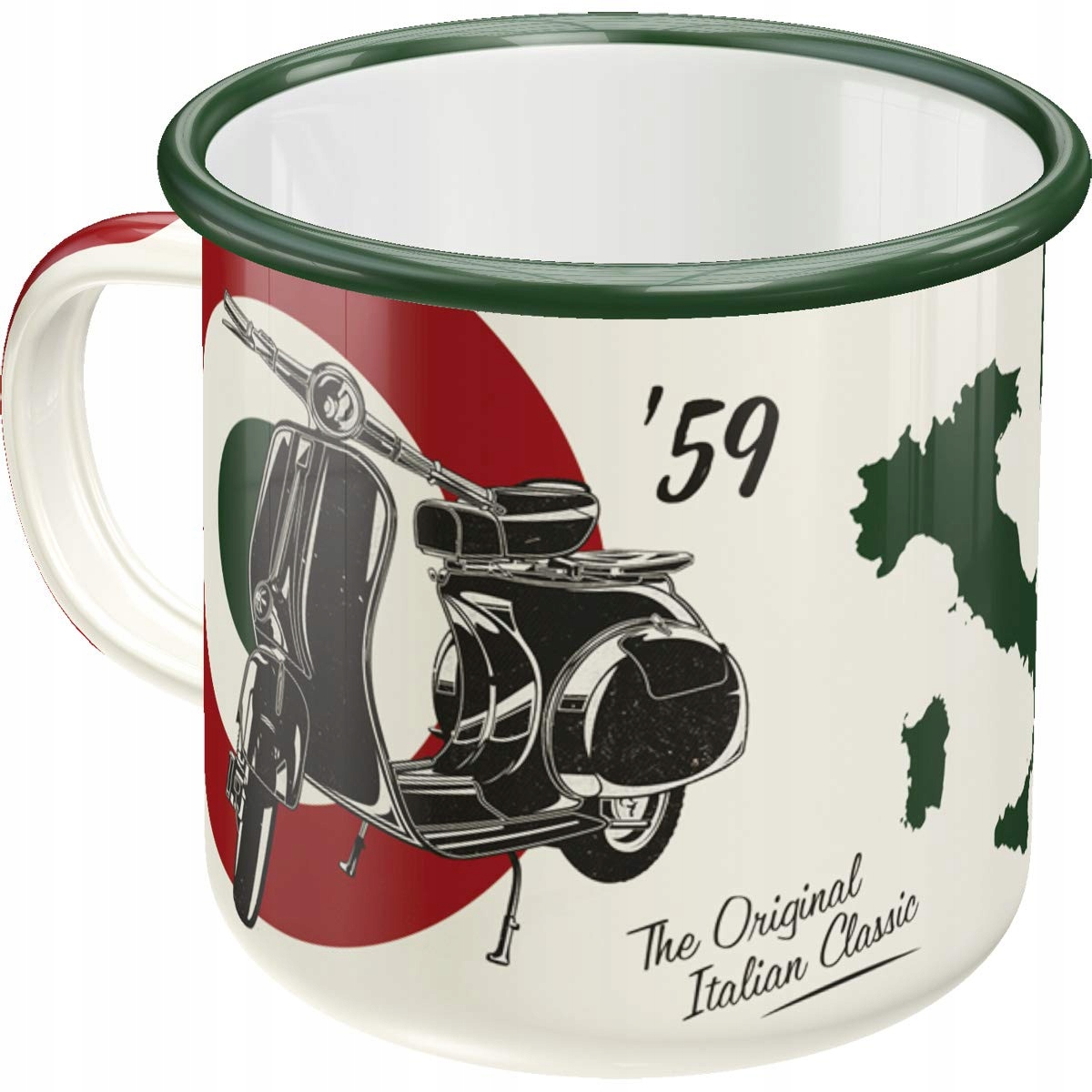 Smaltovaný hrnček Vespa