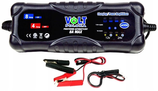 AUTOMATICKÁ NABÍJAČKA NAPÄTIA 12V 24 8A