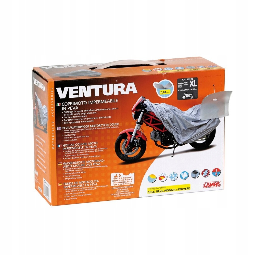 LAMPOVÝ poťah na motorku Ventura veľkosť XL