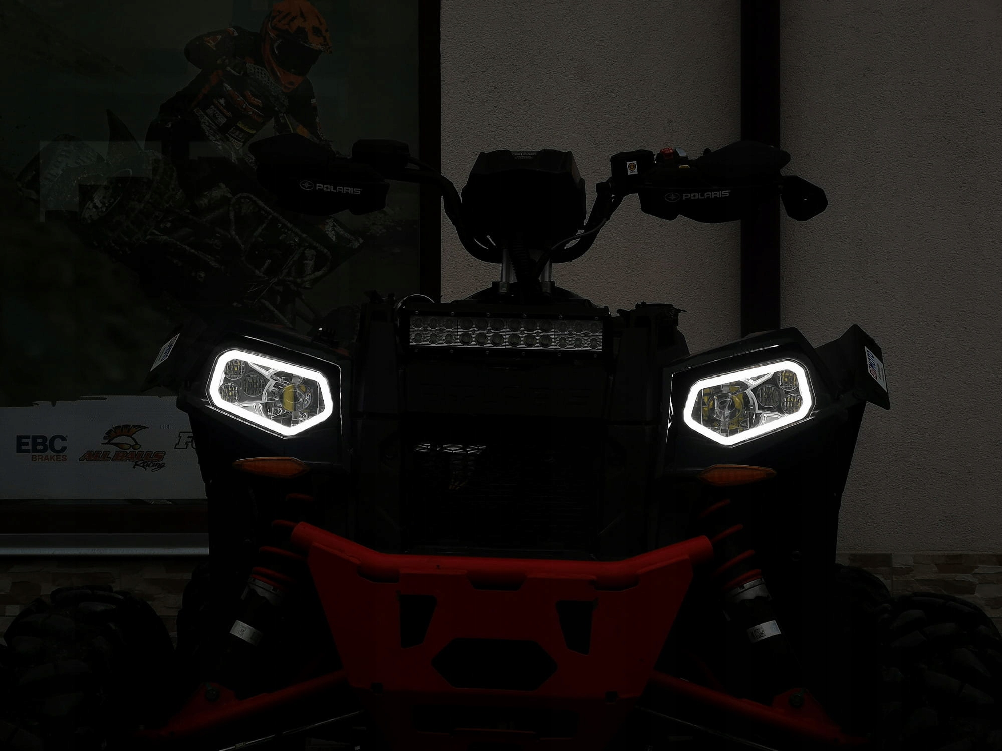 LED SVETLOMETY RING POLARIS SCRAMBLER 850 1000