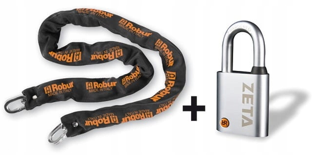 PROTIKRUHOVÝ REŤAZEC 10X1500 S PADLOCKOM 10MM BETA UTENSILI