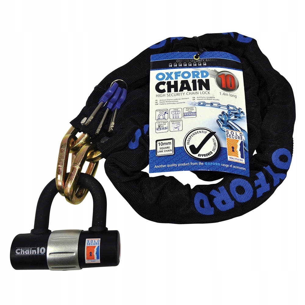 REŤAZ, ZAMKNUTÝ, ZATVORENÉ PADLOCKOM OXFORD 140cm