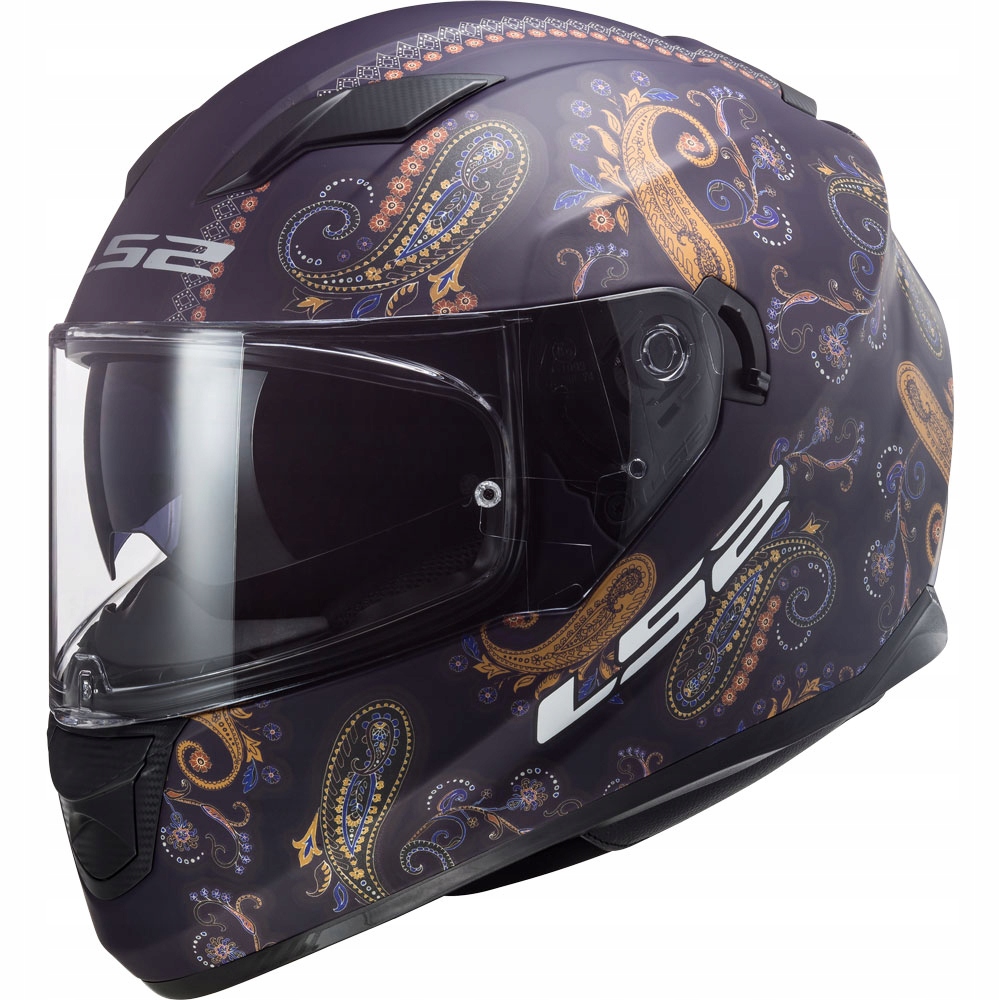 LS2 FF320 STREAM EVO PASLY FIALOVÝ MOTOCYKL L