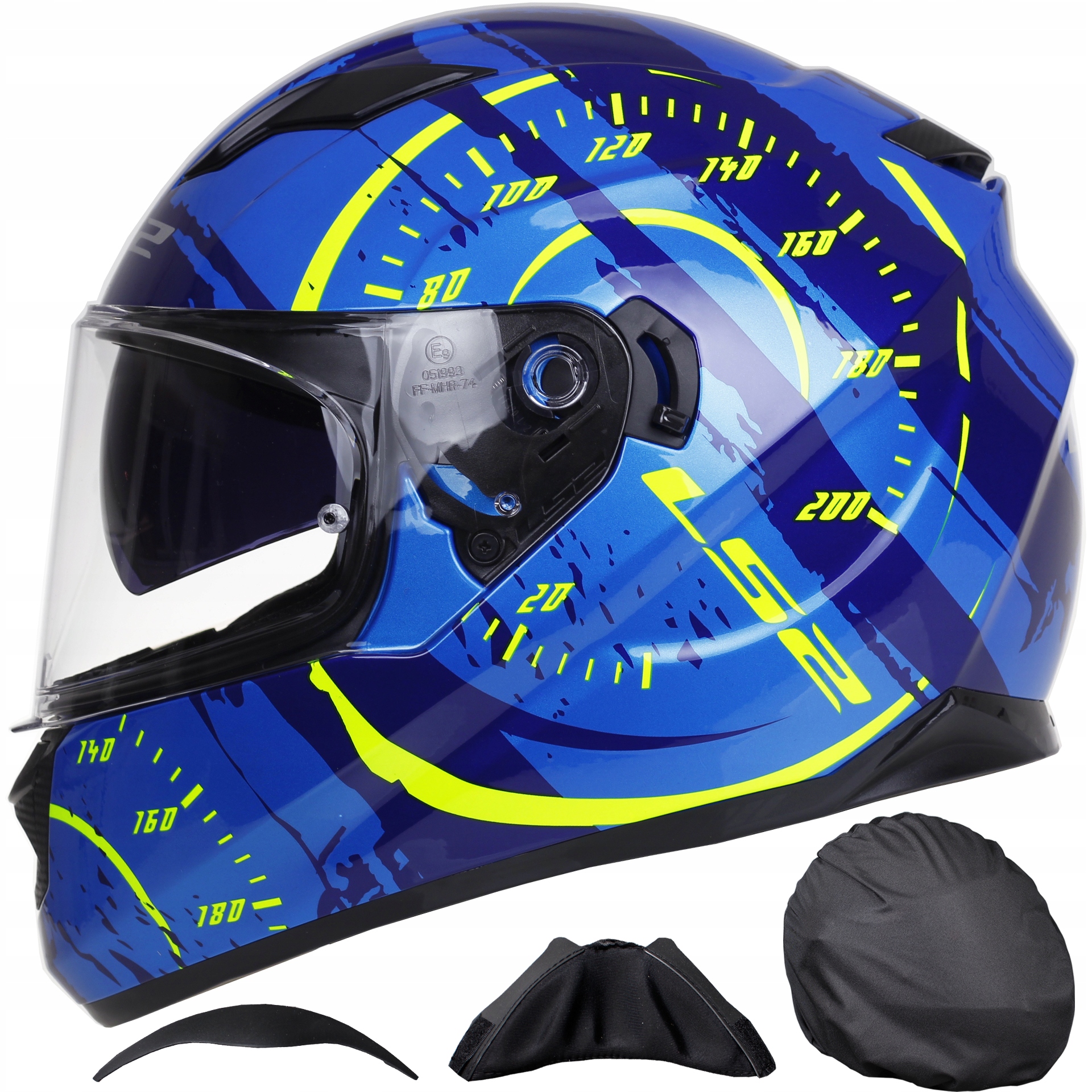 PRILBA LS2 FF320 STREAM TACHO BLUE MOTORCYCLE
