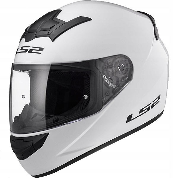Prilba LS2 FF352 JEDEN BÍLY MOTOCYKEL Ľ