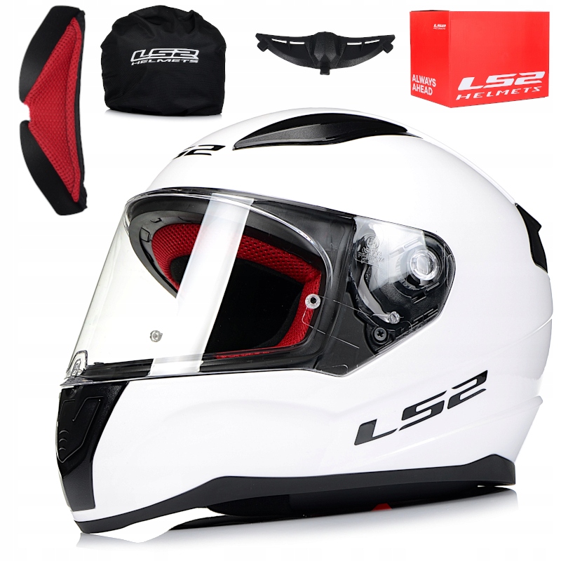 Prilba LS2 FF353 RYCHLÁ BIELA MOTOCYKLOVÁ veľkosť L.