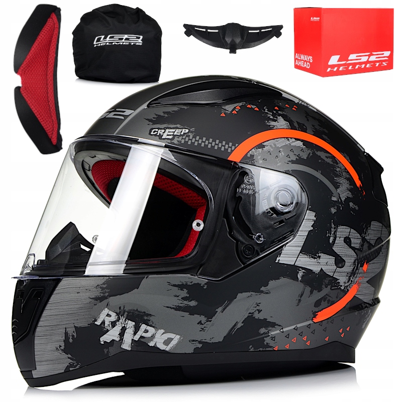 PRILBA LS2 FF353 RAPID CIRCLE MAT MOTOCYKLOVÁ.XS