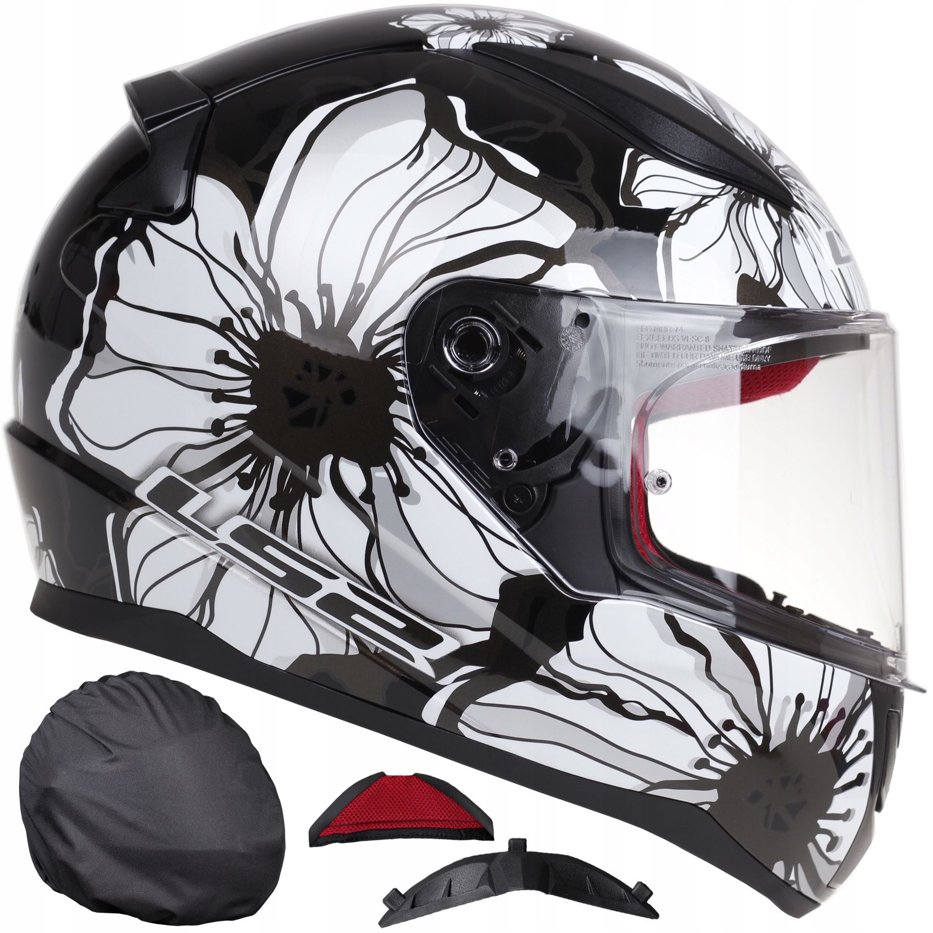LS2 FF353 RYCHLÁ MOTOCYKLOVÁ PRILBA POPPI ZADARMO