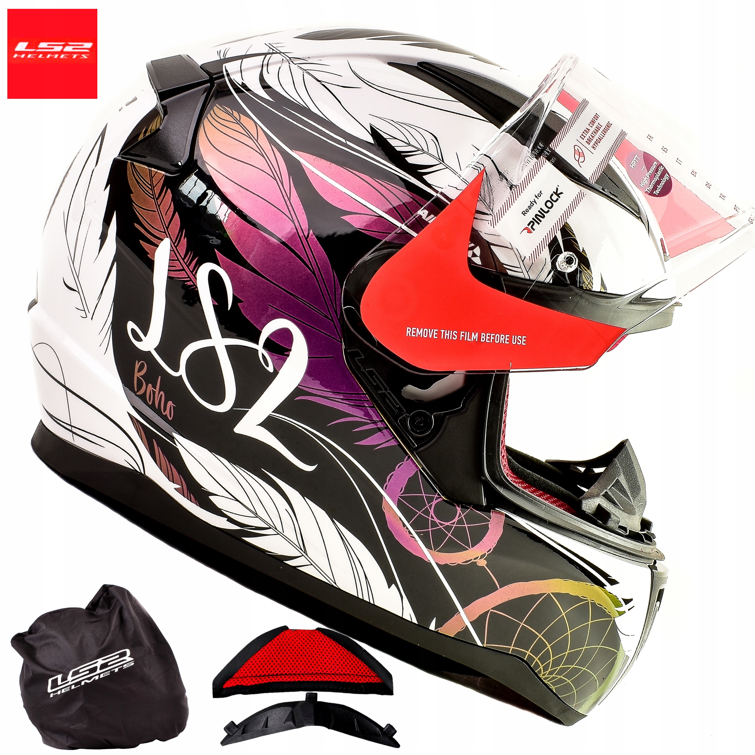 Dámska moto prilba LS2 FF353 RAPID BOHO M