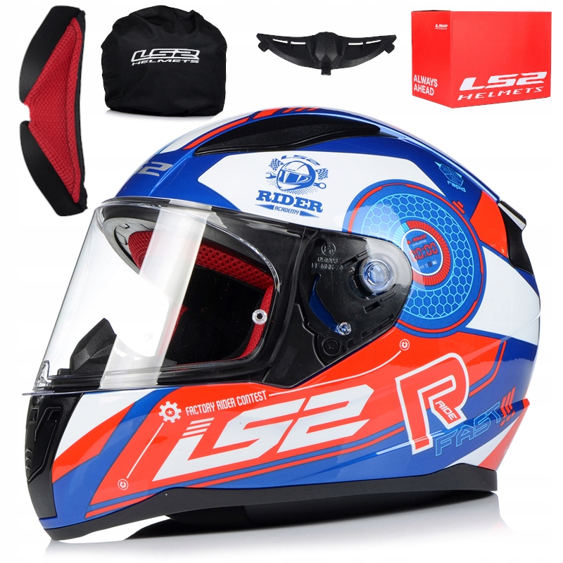 PRILBA LS2 FF353 RAPID STRATUS MODRÁ MOTOCYKLOVÁ