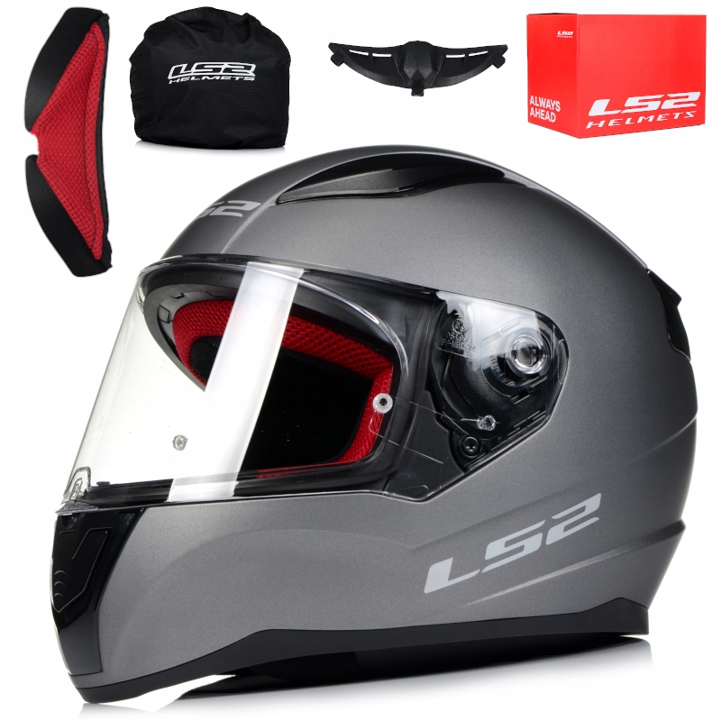 Prilba LS2 FF353 RAPID TITAN MAT MOTOCYKEL veľkosť M.