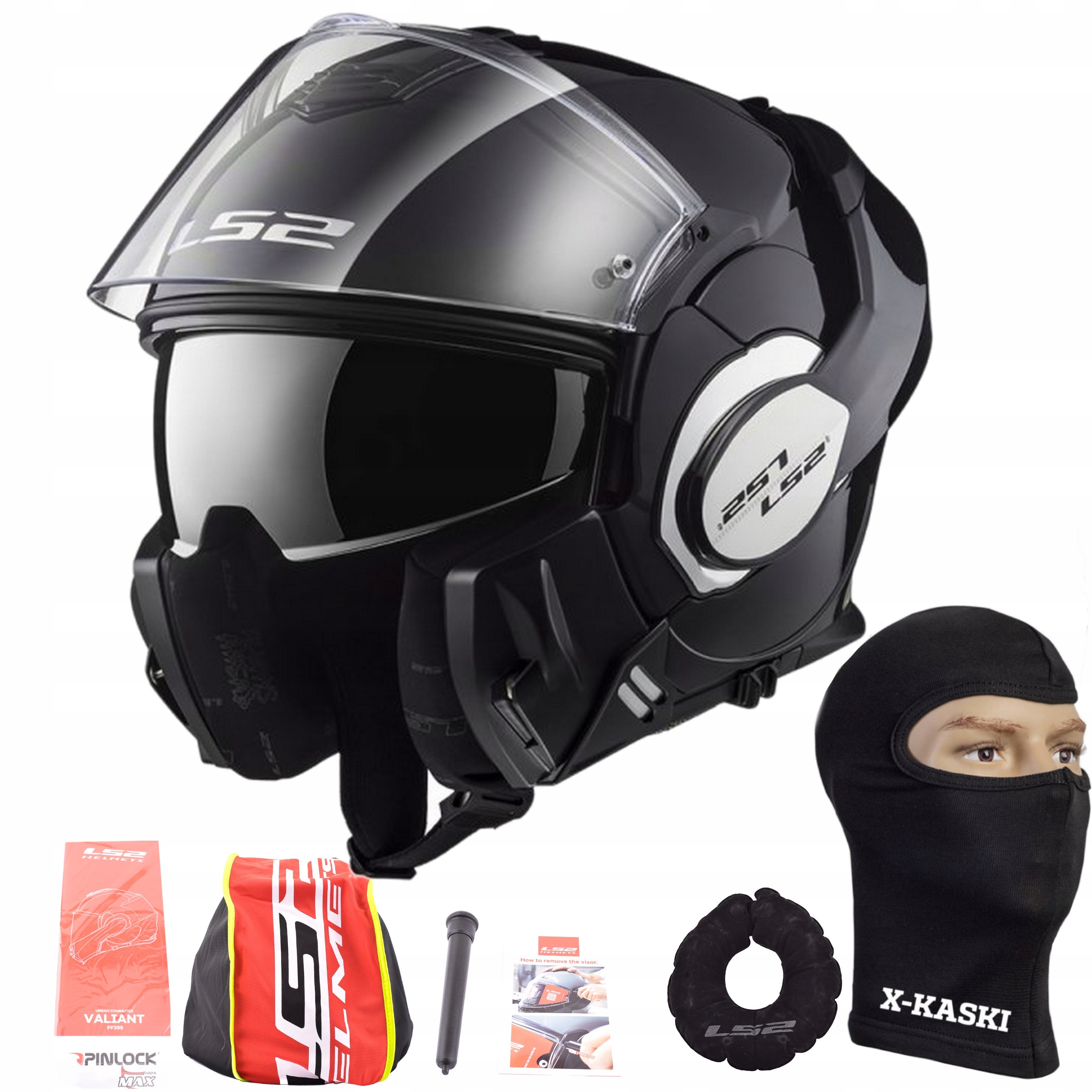 Čelná prilba LS2 FF399 Pinlock Valiant Black M