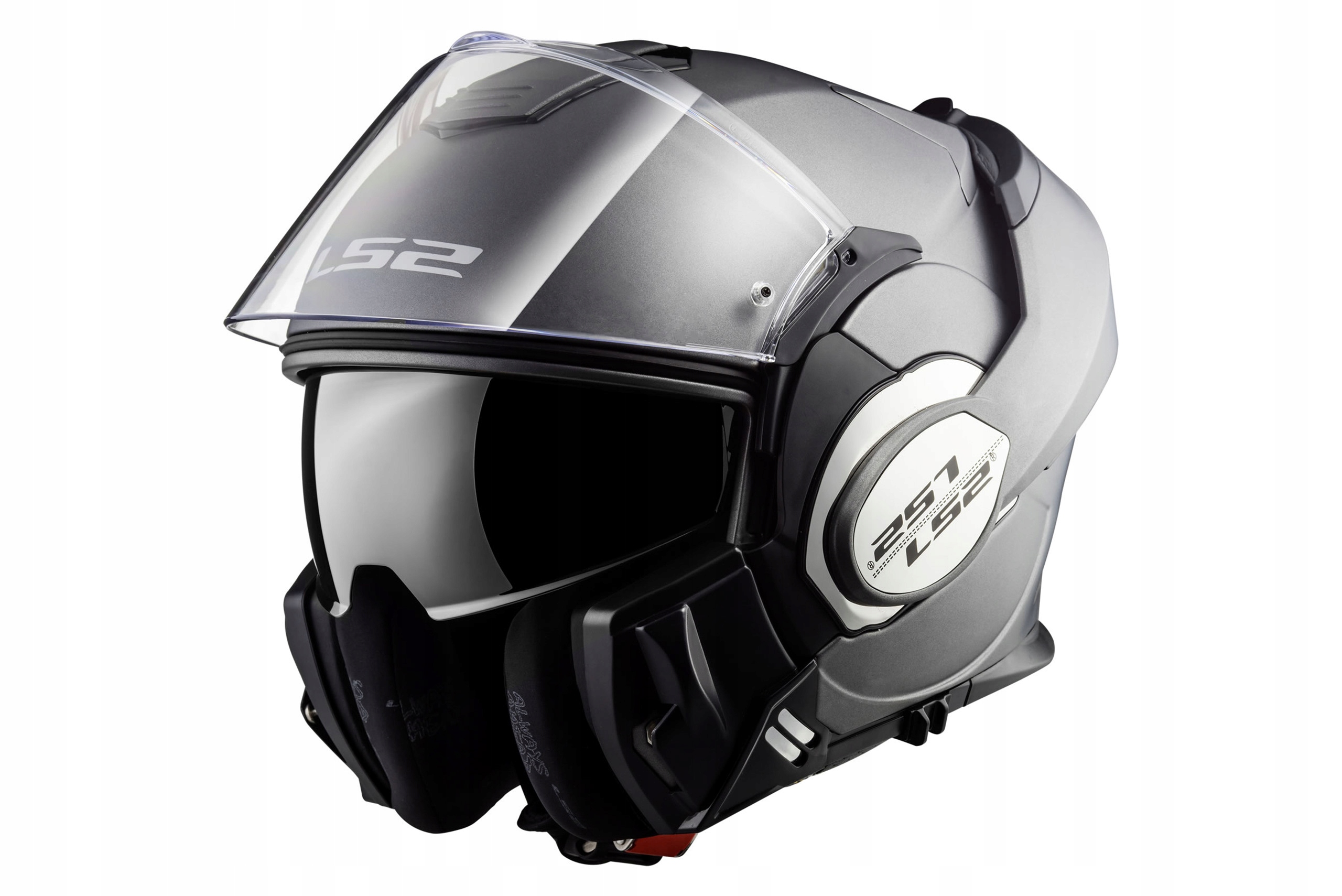 LS2 FF399 VALIANT JUMP PRILBA MAT TITANIUM M