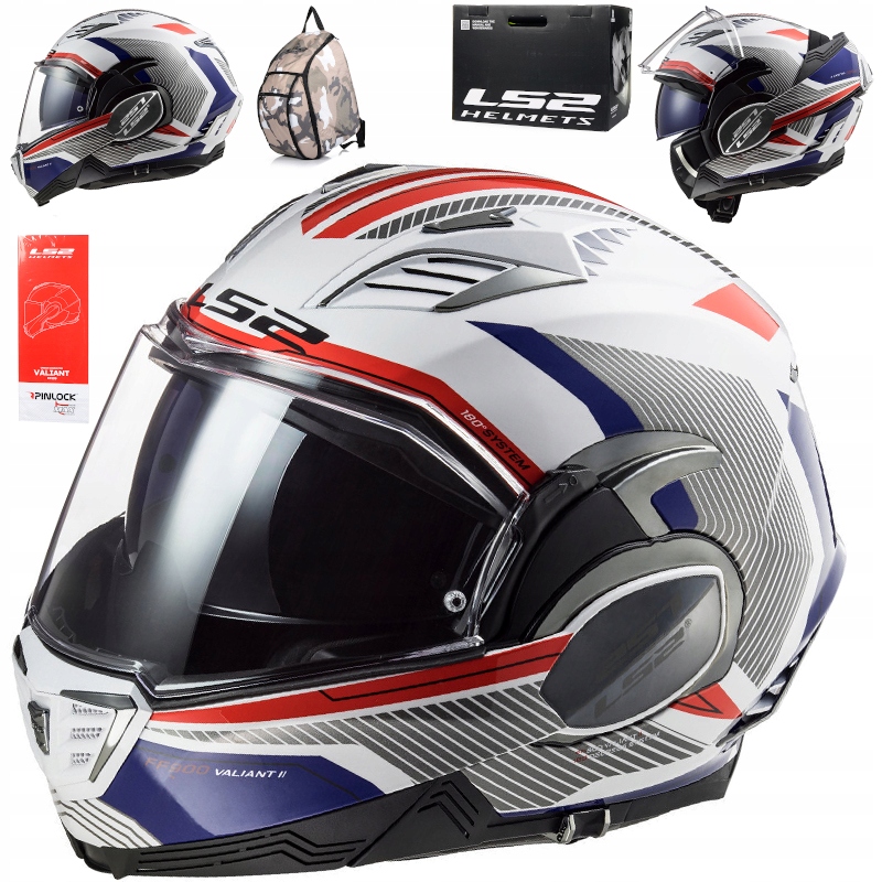 LS2 FF900 MODULÁRNA PRILBA NA MOTOCYKLE 2XL + PINLOCK