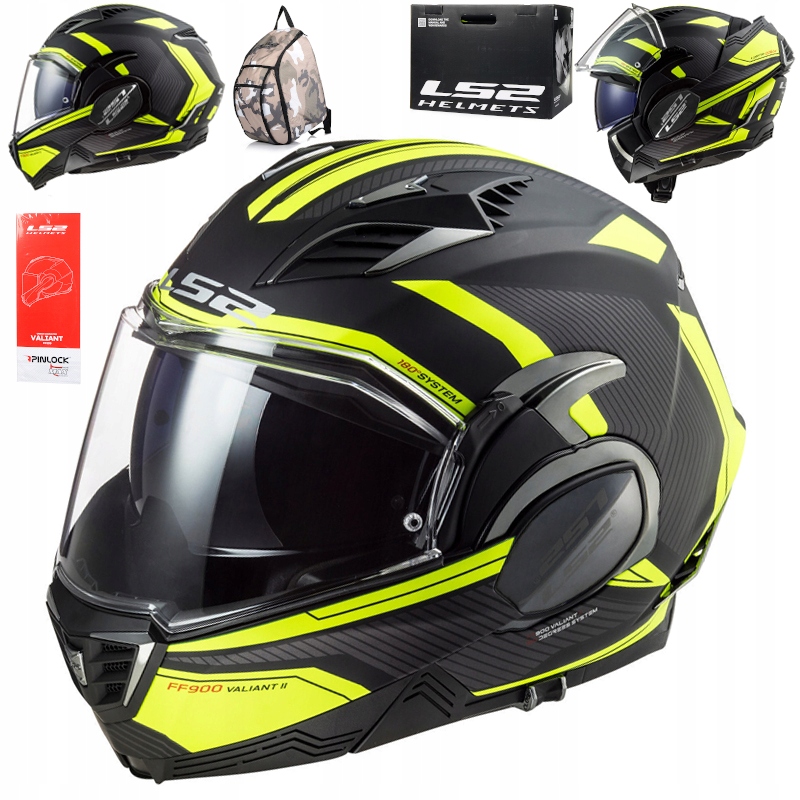 LS2 FF900 MODULÁRNA PRILBA NA MOTOCYKLE r.S + PINLOCK