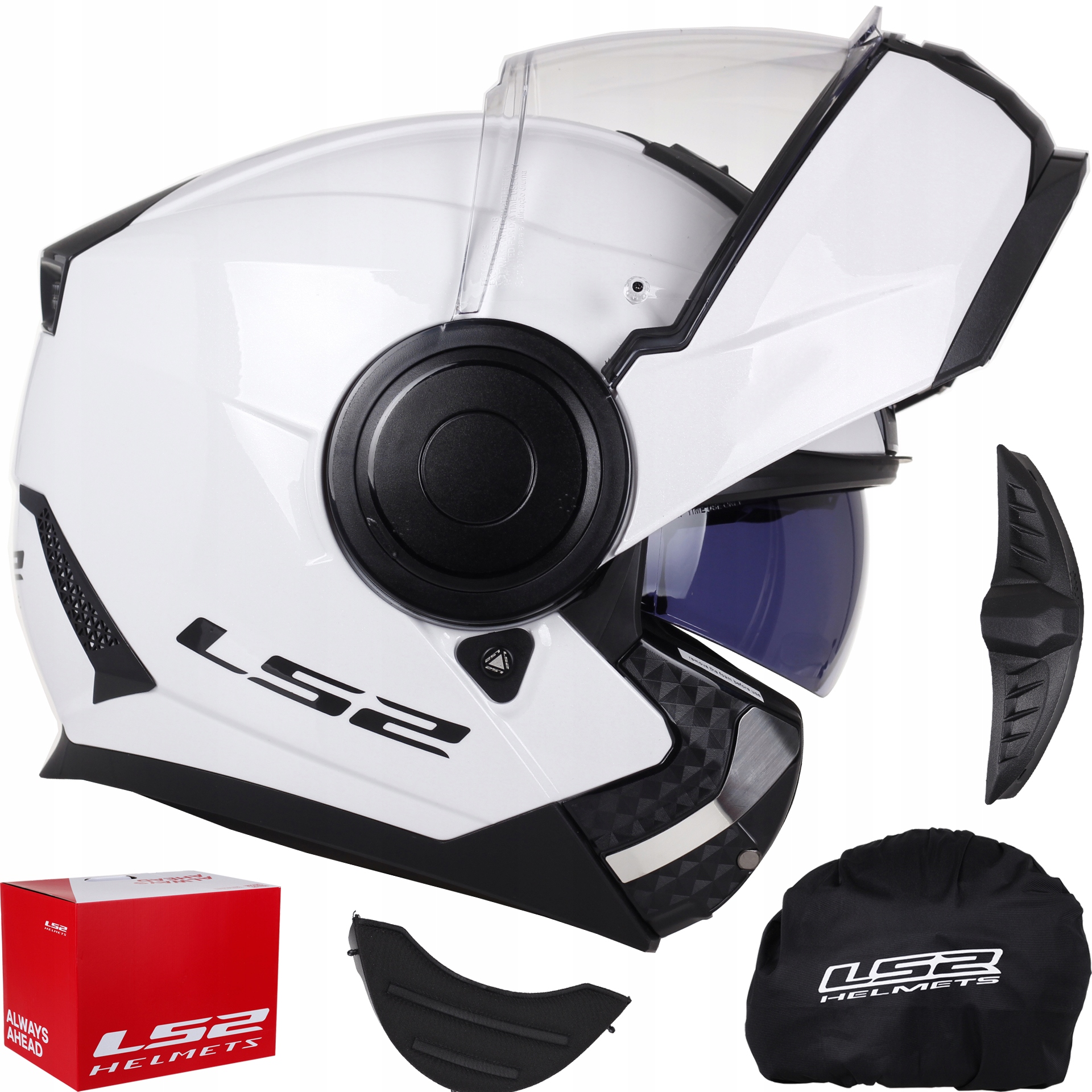 Prilba LS2 FF902 SCOPE WHITE WHITE MOON