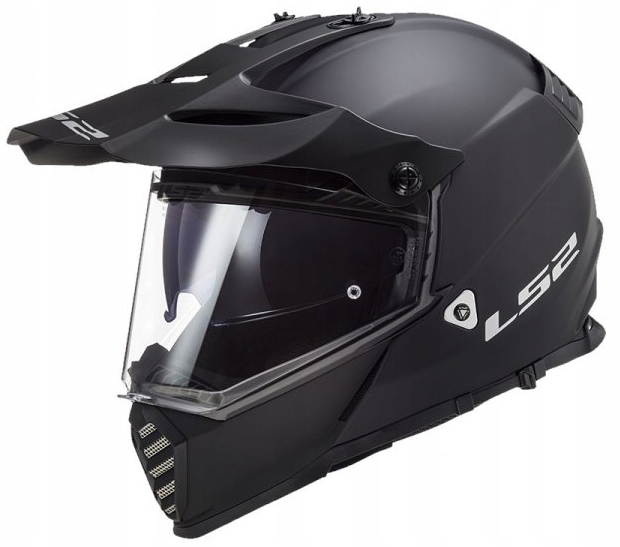 Prilba LS2 MX436 PIONEER EVO MATT BLACK enduro L