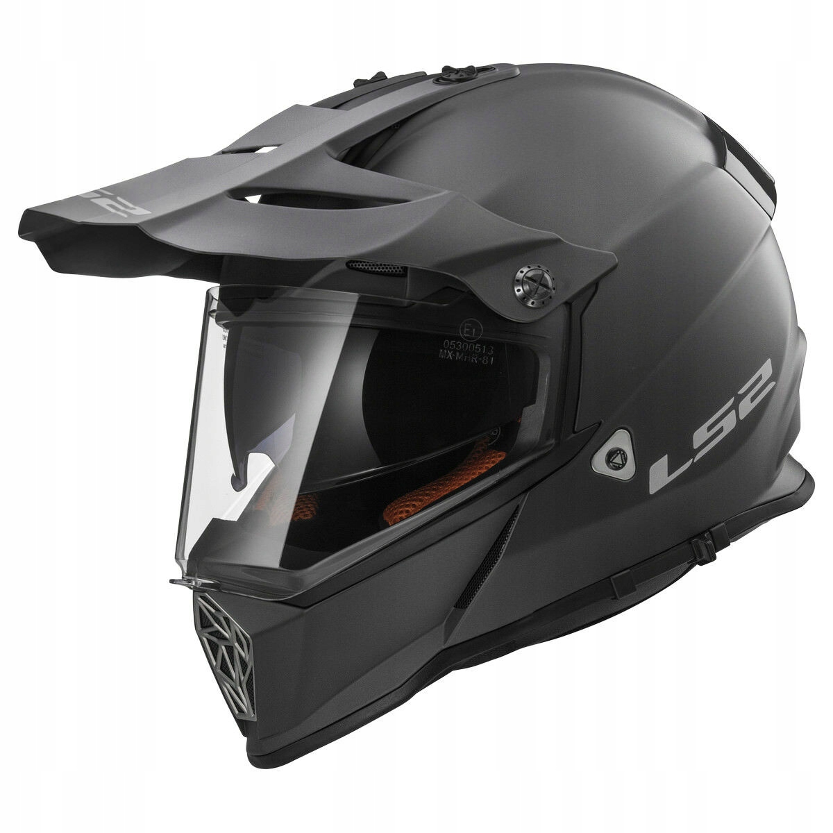 Prilba LS2 MX436 PIONEER EVO TITANIUM OFF ROAD XL
