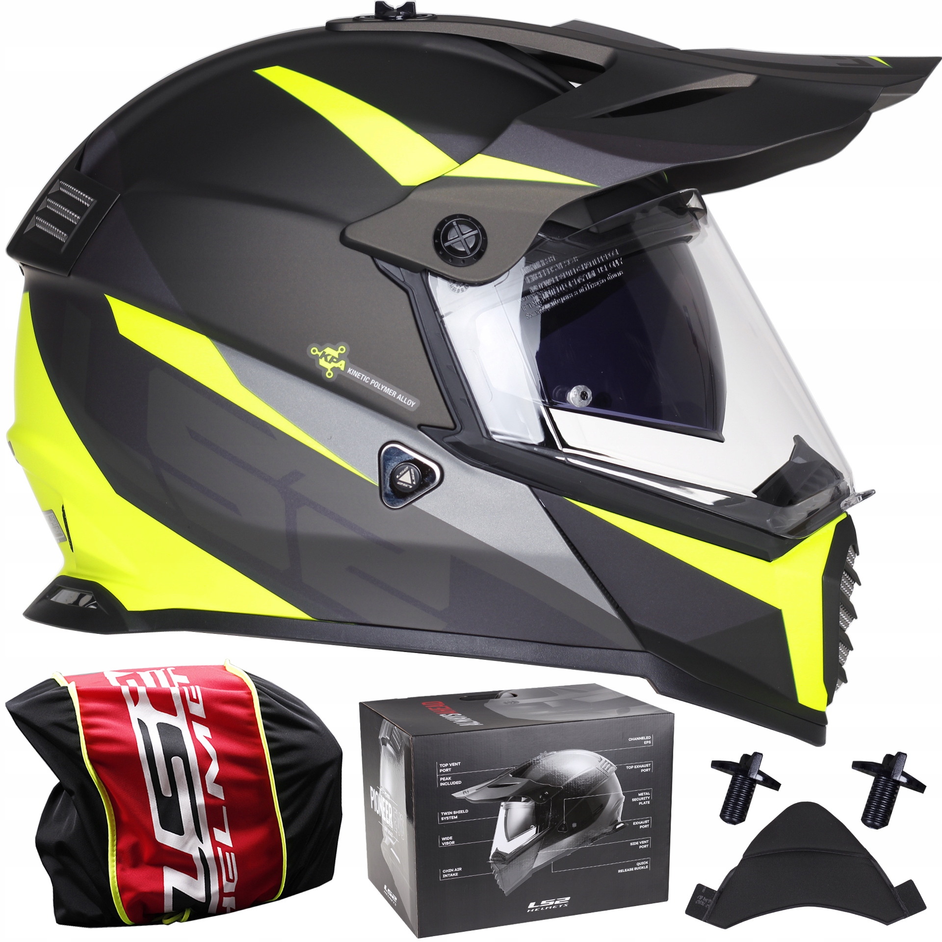 Router LS2 MX436 PIONEER EVO h-v KASK CROSS ENDURO