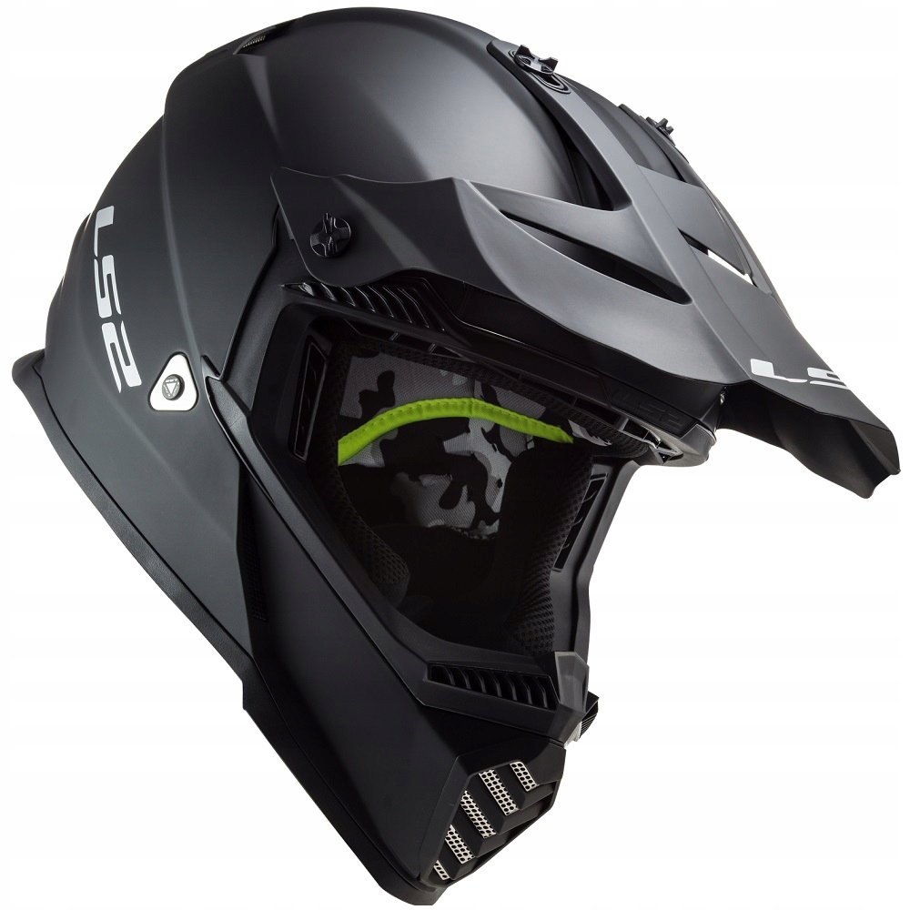 PRILBA LS2 MX437 FAST EVO CROSS ČIERNA MAT BALACLAVA