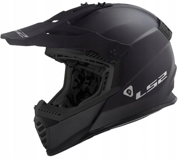 LS2 MX437 FAST SOLID matná čierna terénna prilba S