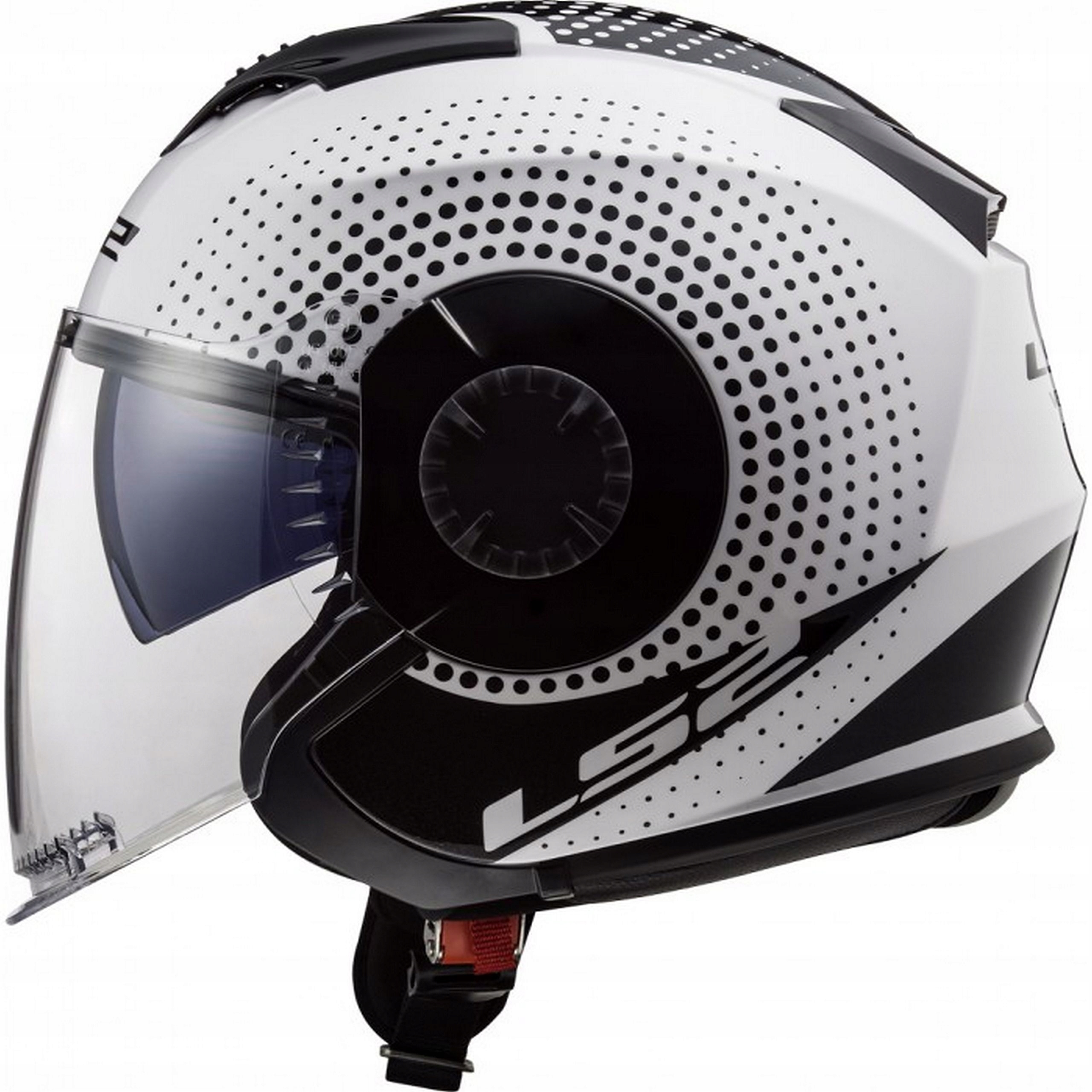 Prilba LS2 OF570 VERSO SPIN OPEN OTVORENÁ BIELA CHOPER