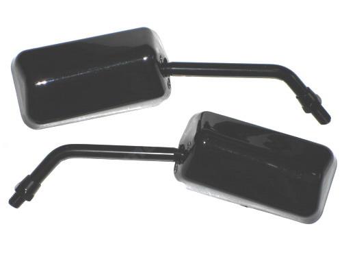 OBDĺžnikové zrkadlá FORMULA 1 ČIERNE 10mm