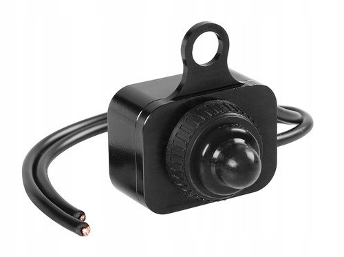 Lampa zapnutá a vypnutá, 12V vodotesný spínač