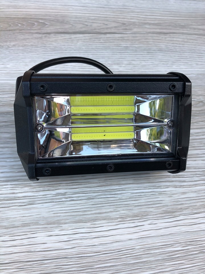 LED pracovná lampa BAR 80W 12-24V 2v1, studená biela