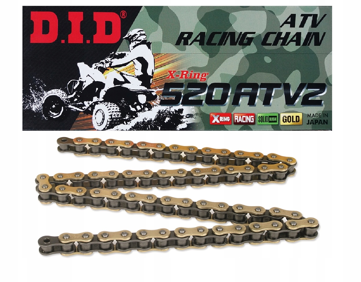 Reťaz DID 520 ATV2 94 og Golden Adly / Herchee 500