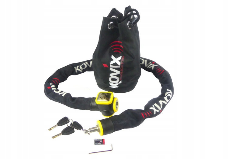MOTOCYKLOVÝ REŤAZ S ALARMOM KOVIX KCL8-120