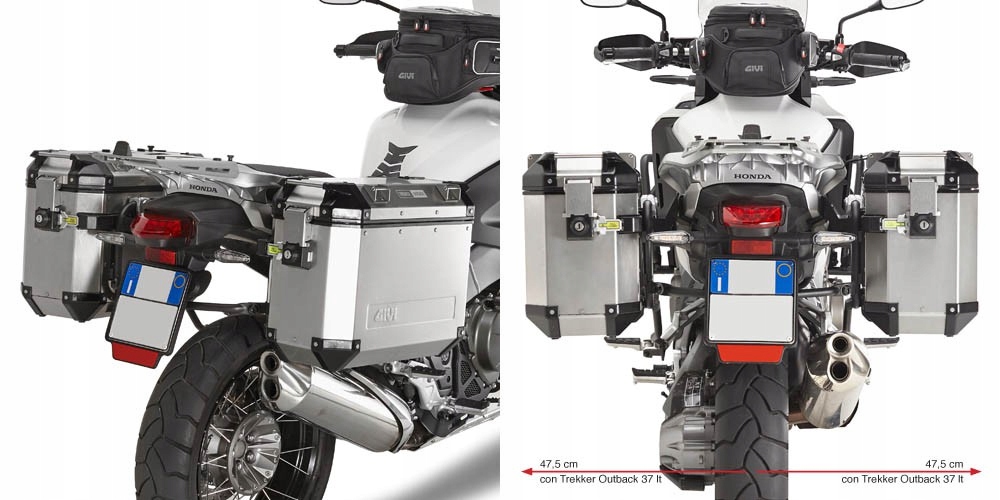 MB ČIERNE BOČNÉ PÚZDRA KAPPA KFR HONDA CROSSTOURER