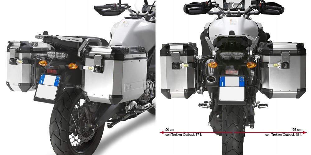 MB ČIERNE BOČNÉ PÚZDRA KAPPA KFR YAMAHA XTZ 1200