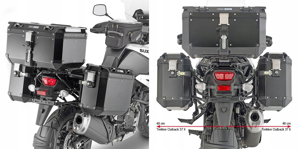 MB STRIEBORNÉ PÚZDRA KAPPA KFR SUZUKI V-STROM 1050