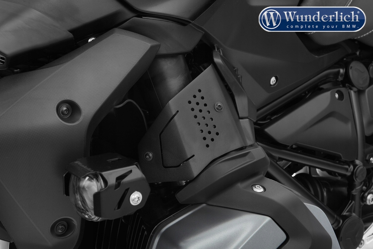 Štít MB Wunderlich, vstrekovanie pre BMW R1250R (vľavo)