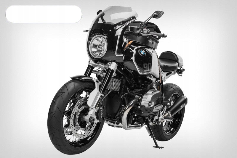 Kapotáž MB Daytona pre BMW R nineT (čierna / biela)