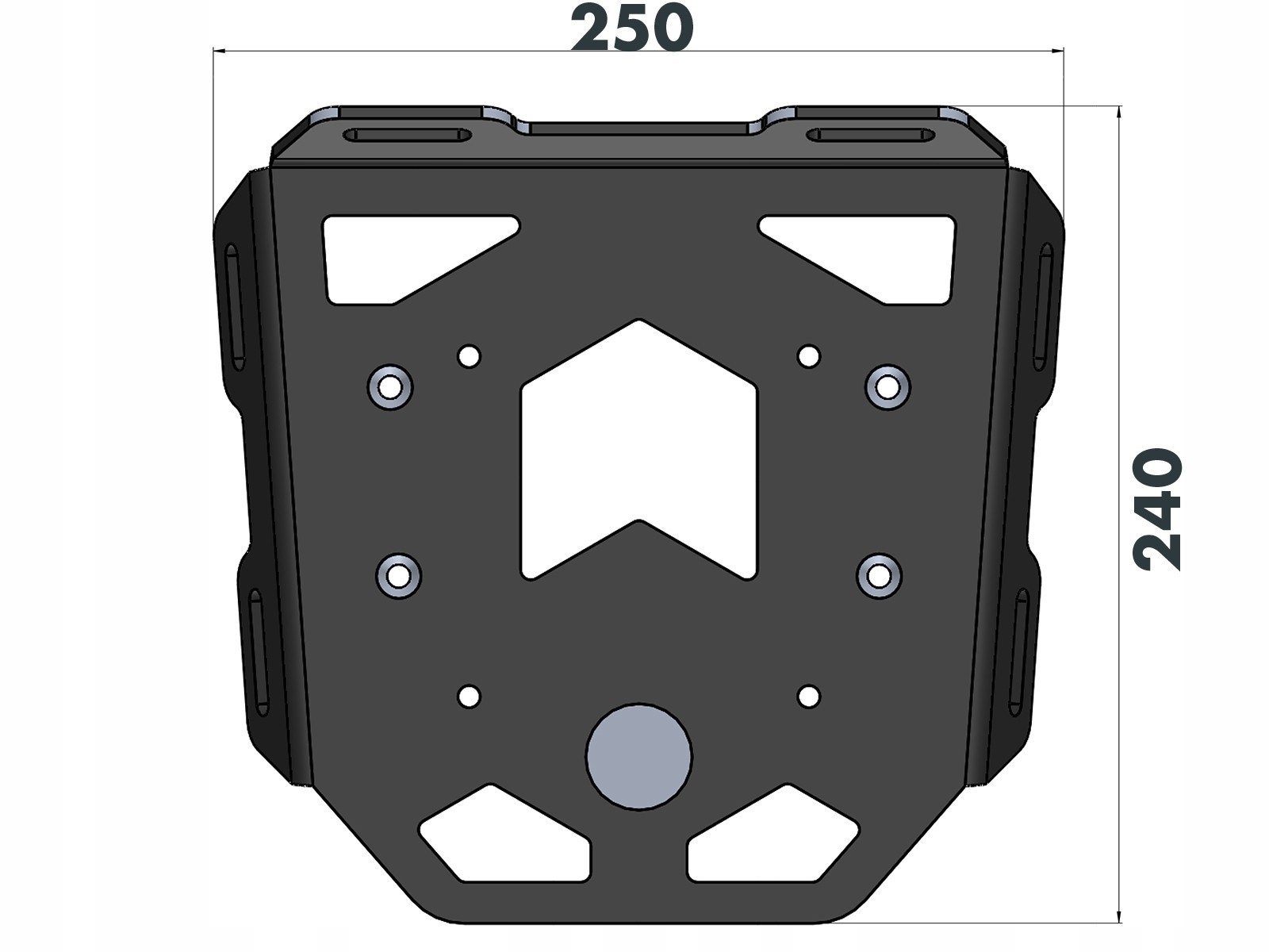 Regál MB Hepco Minirack pre Yamaha Ténére 700