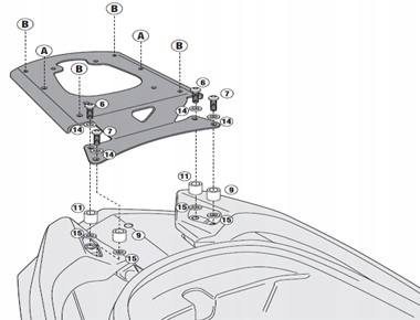 MB nosič pre horný kufor SYM Joymax 300i [12]