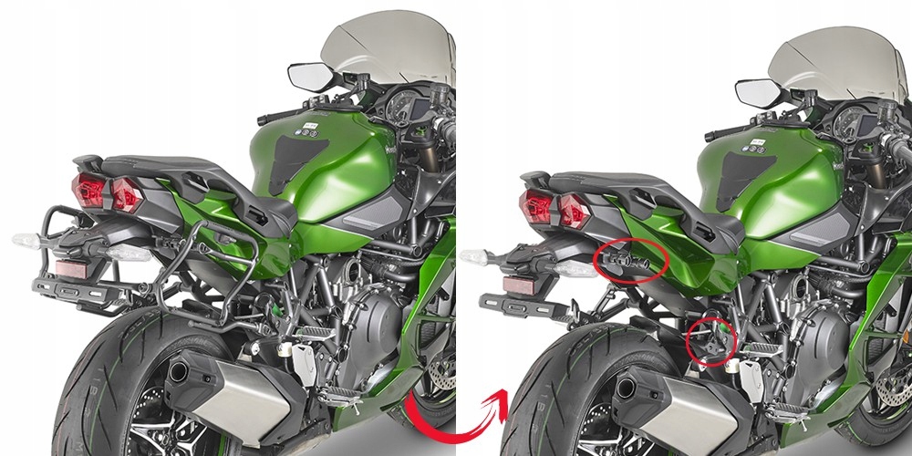 MB Regál pod kufre GIVI KAWASAKI NINJA H2 SX