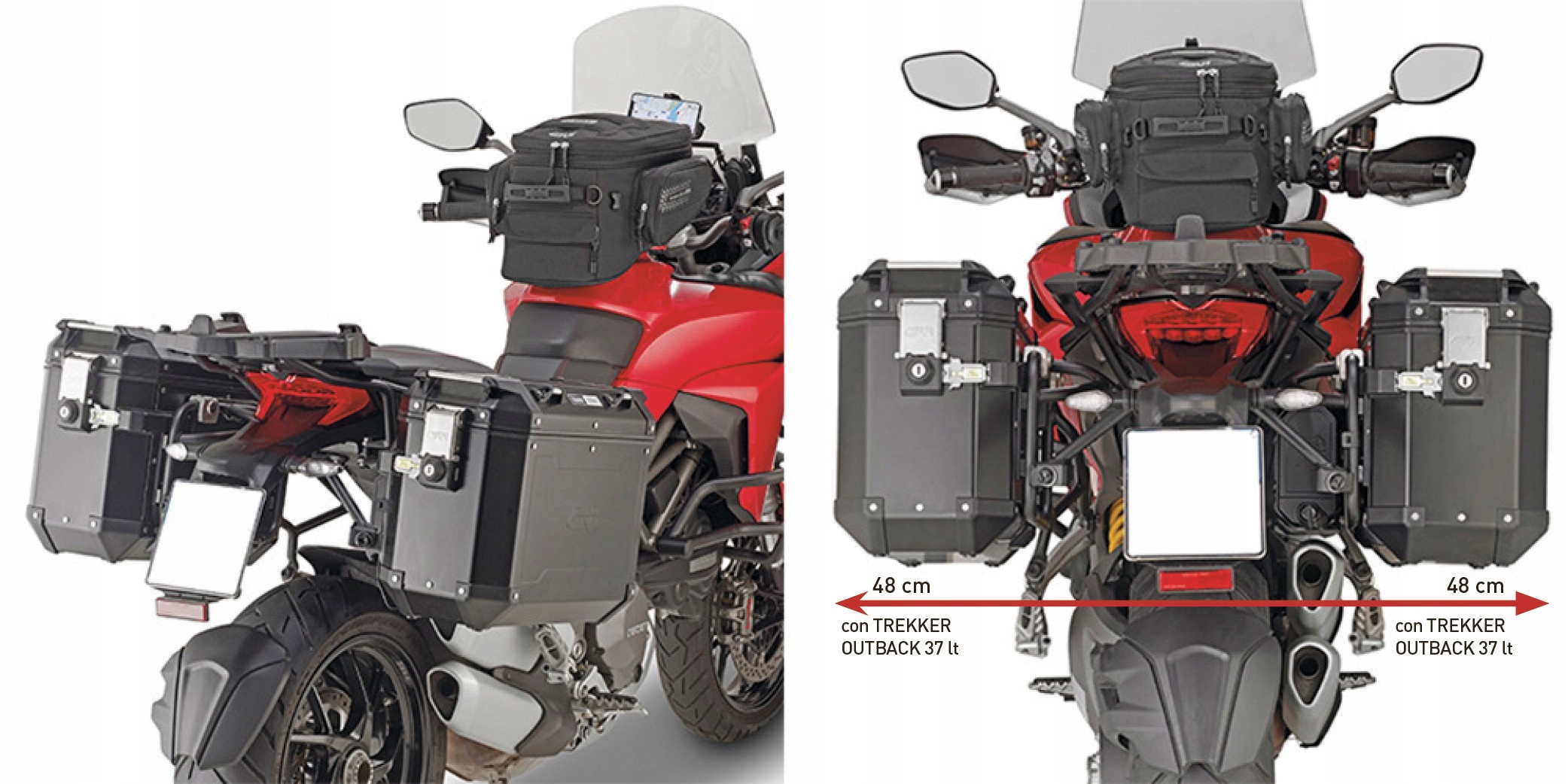 Regály MB Givi Outback Ducati Multistrada 1260