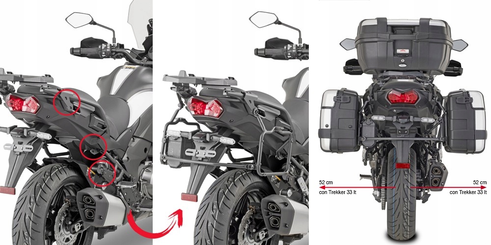 MB Bočné rámy GIVI KAWASAKI Versys 1000 [19-]